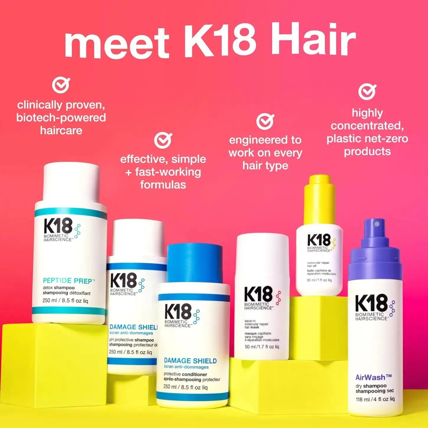K18 AirWash Dry Shampoo for Hair Repair. Refresh and volumize with K18 biotech haircare. Shop now!