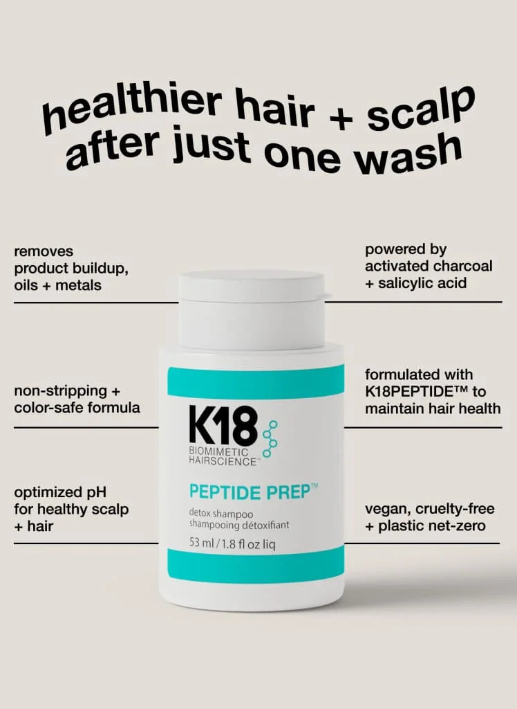 K18 Peptide Prep Detox Shampoo: Healthier Hair & Scalp in One Wash!