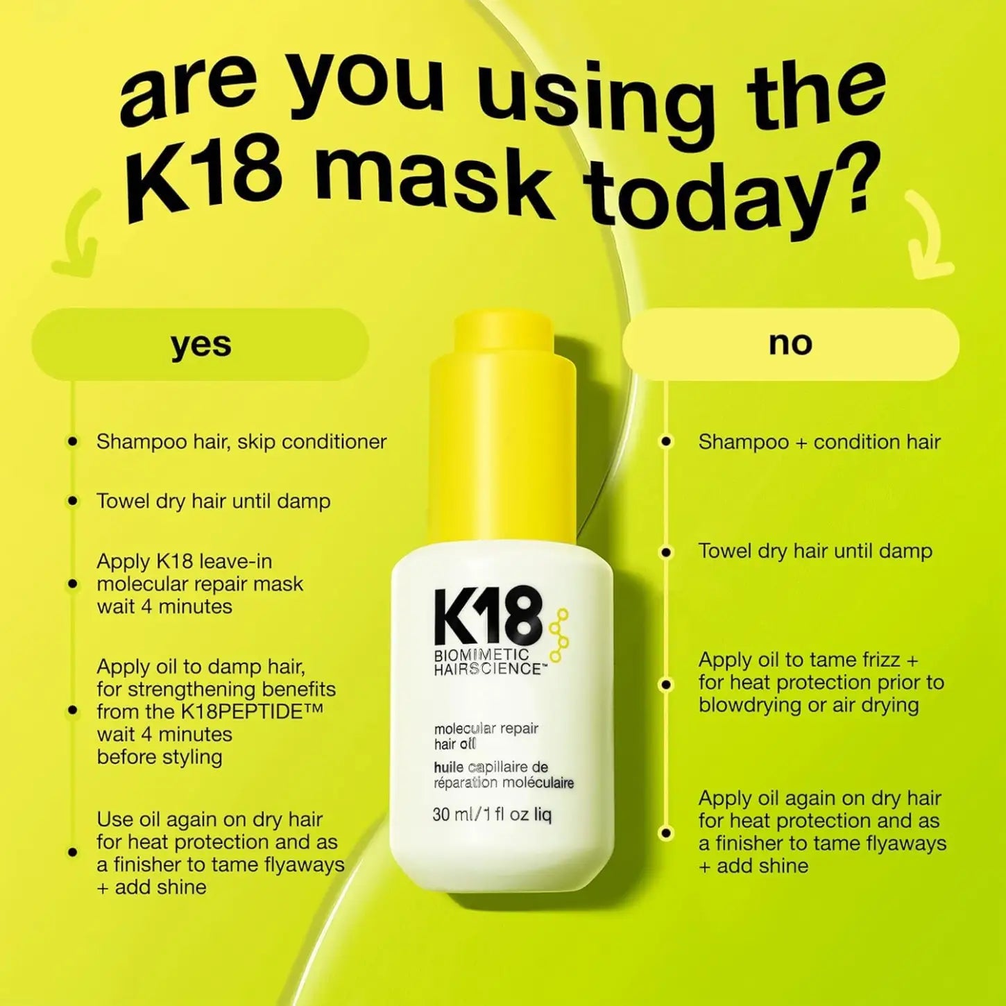K18 Mask Routine: A simple guide on using K18 molecular repair hair mask for healthy hair. #haircare