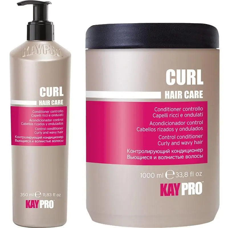 KayPro Curl Conditioner Set: Curly & Wavy Hair Hydration, Frizz Control. Best Hair Care Products