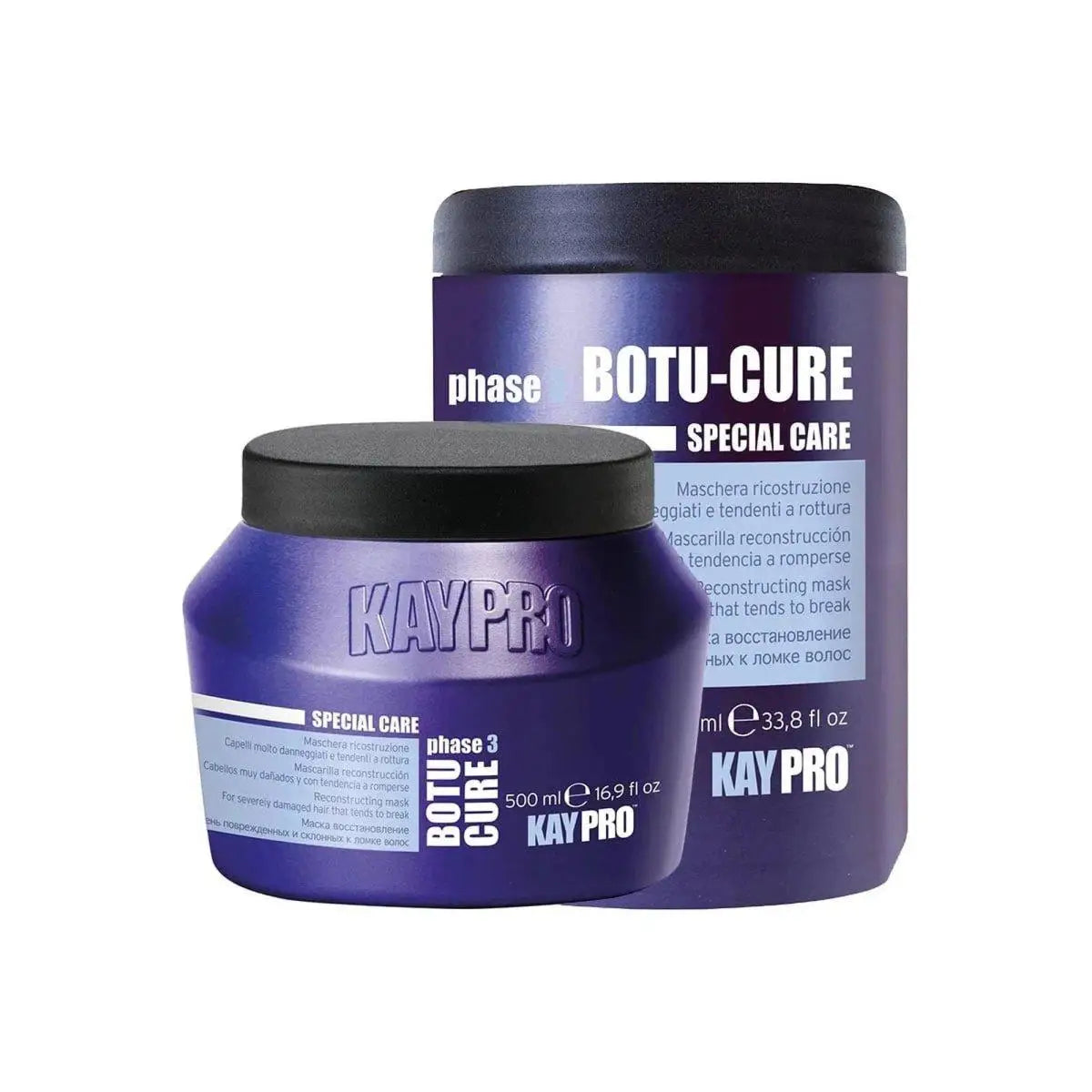 KAYPRO Botu-Cure Hair Mask for Damaged Hair Repair 500ml - Reconstructing Treatment for Brittle Hair, Strengthening & Revitalizing
