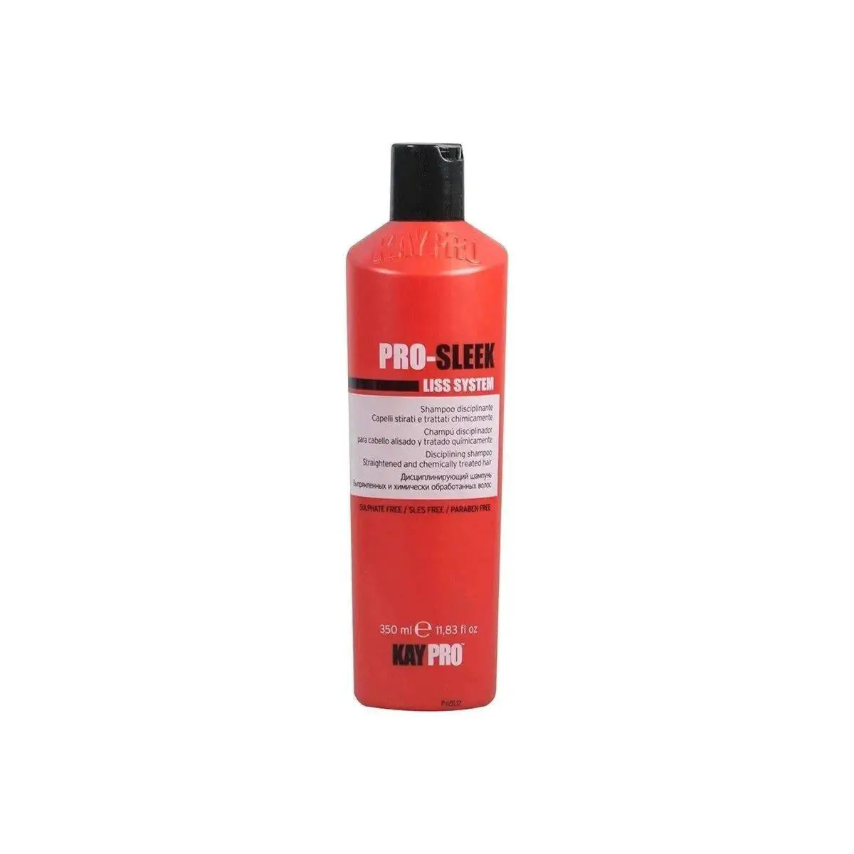 KAYPRO Pro Sleek Shampoo 350ml for chemically treated hair in red bottle