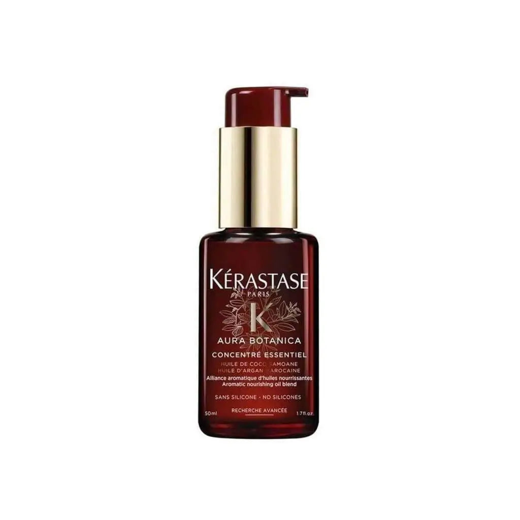Kérastase Aura Botanica Concentre Essentiel bottle with gold pump dispenser - 50ml
