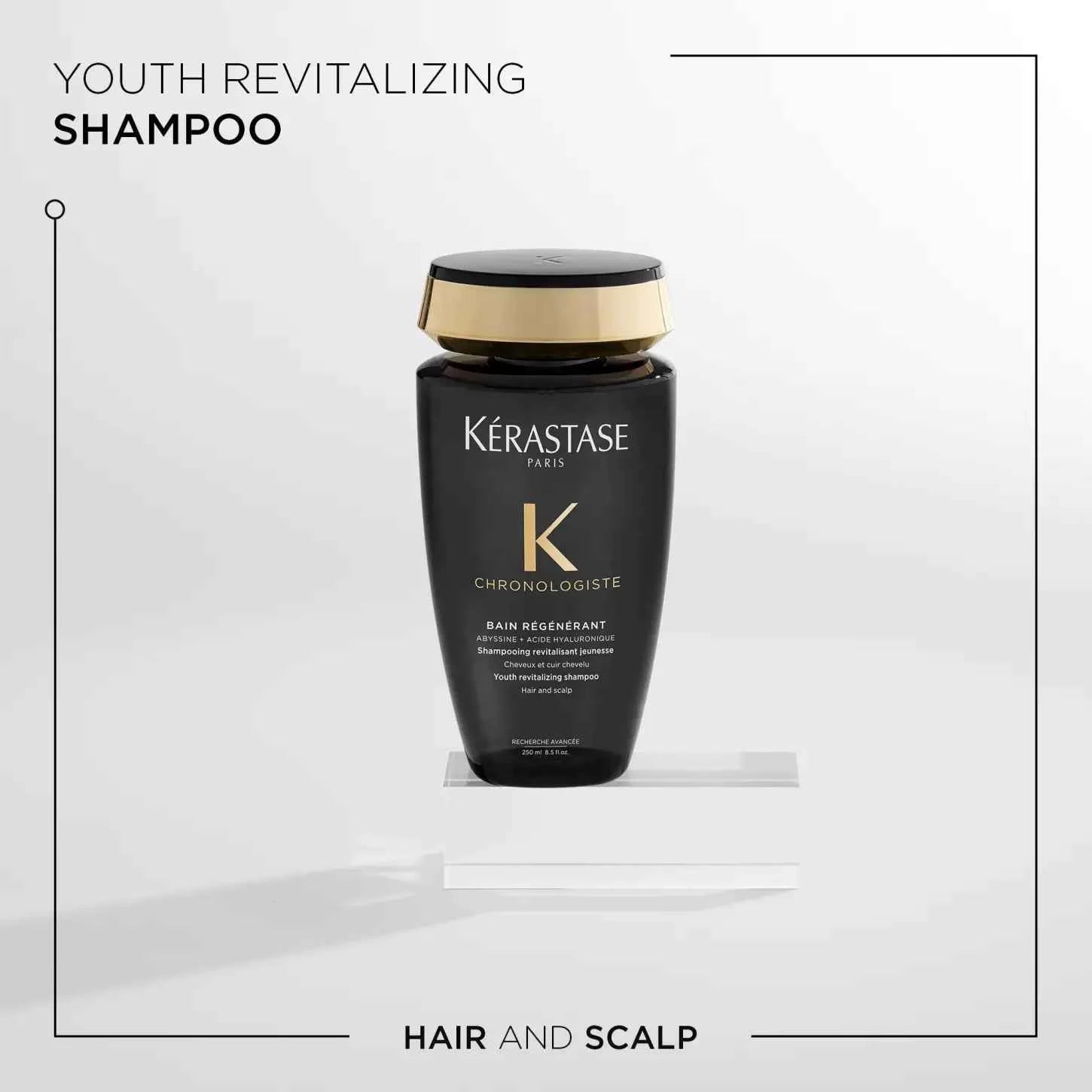 Kerastase Chronologiste Youth Revitalizing Shampoo, 250ml. Luxurious Hair & Scalp Rejuvenation. Shop Now!