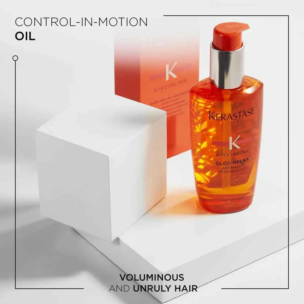 Kerastase Discipline Oléo-Relax Hair Oil: Control Frizzy, Unruly Hair. Smooth & Shiny Results! Shop Now!