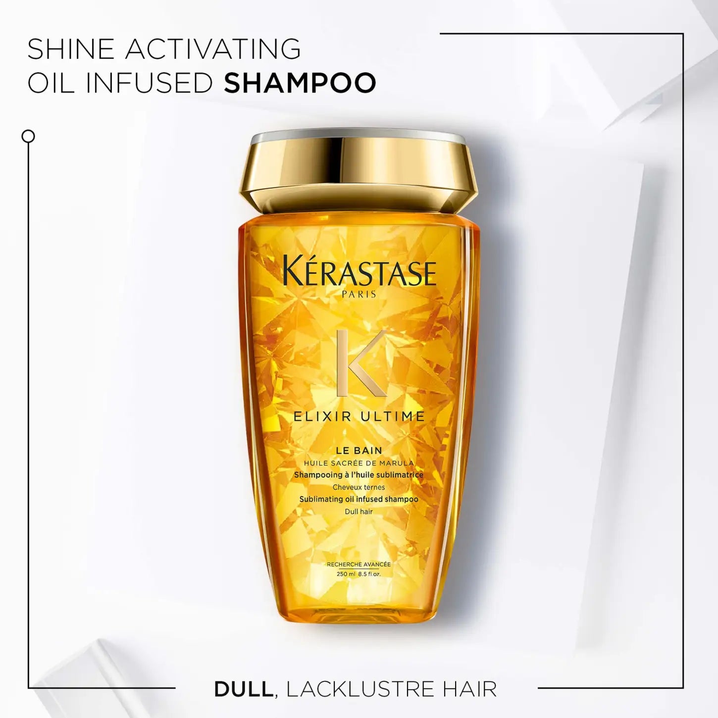 Kérastase Elixir Ultime Oil Infused Shampoo: Shine Activating Hair Care for Dull Hair