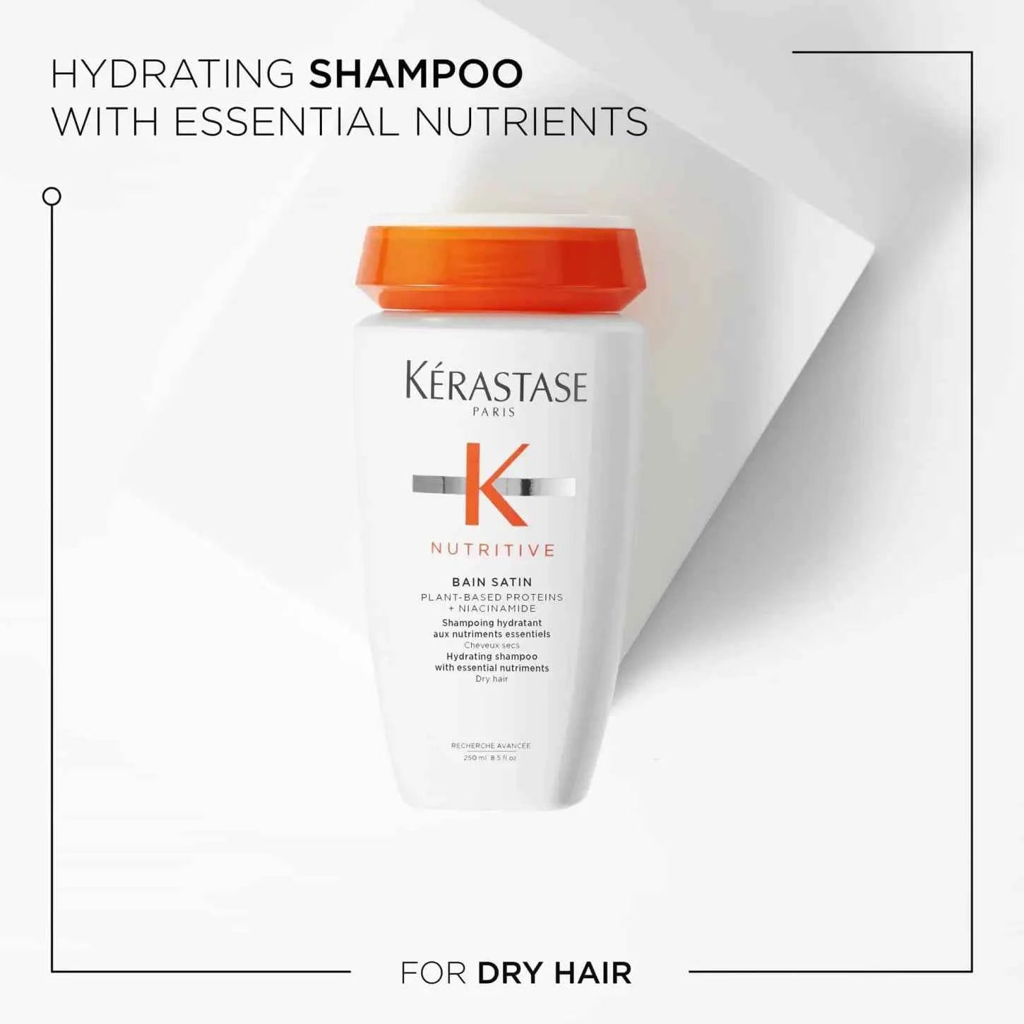 Kerastase Nutritive Bain Satin Shampoo: Hydrating Shampoo for Dry Hair with Essential Nutrients