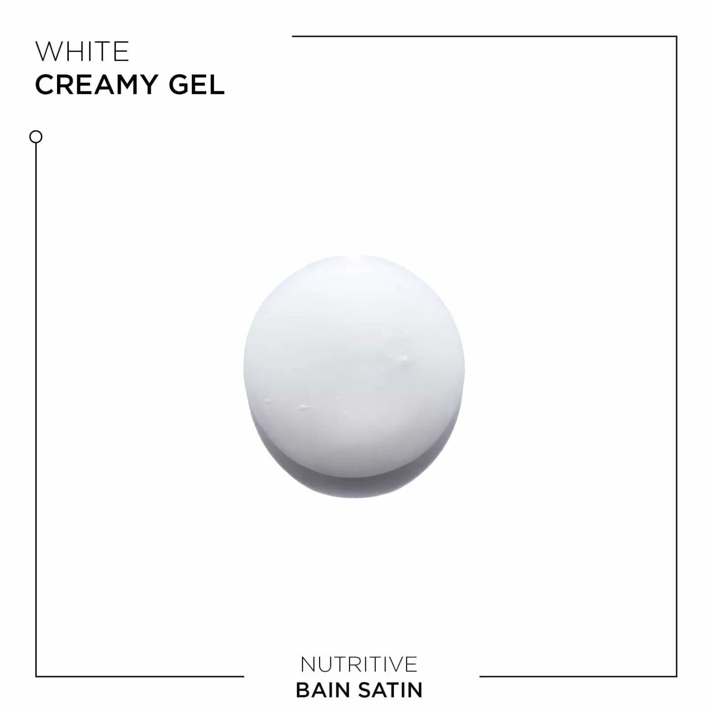 Kerastase Bain Satin 1 Shampoo - White Creamy Gel for Dry Hair Nourishment & Shine