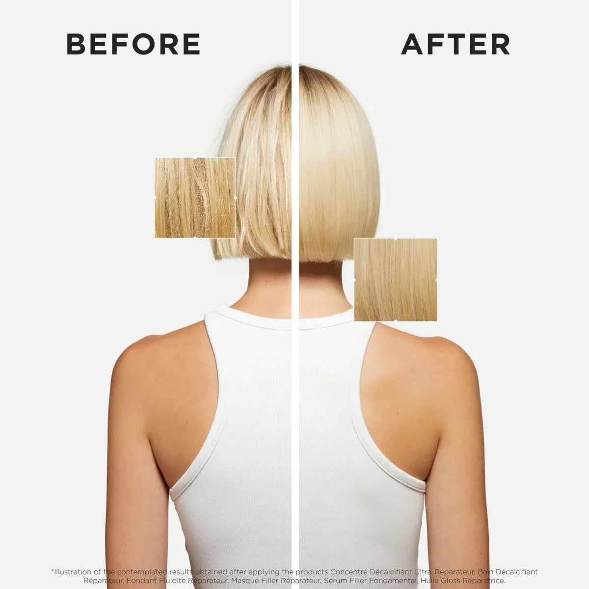 Kérastase Premiere Bain Shampoo Before & After: Repair Damaged Hair & Remove Calcium Buildup for Healthy, Shiny Blonde Hair!