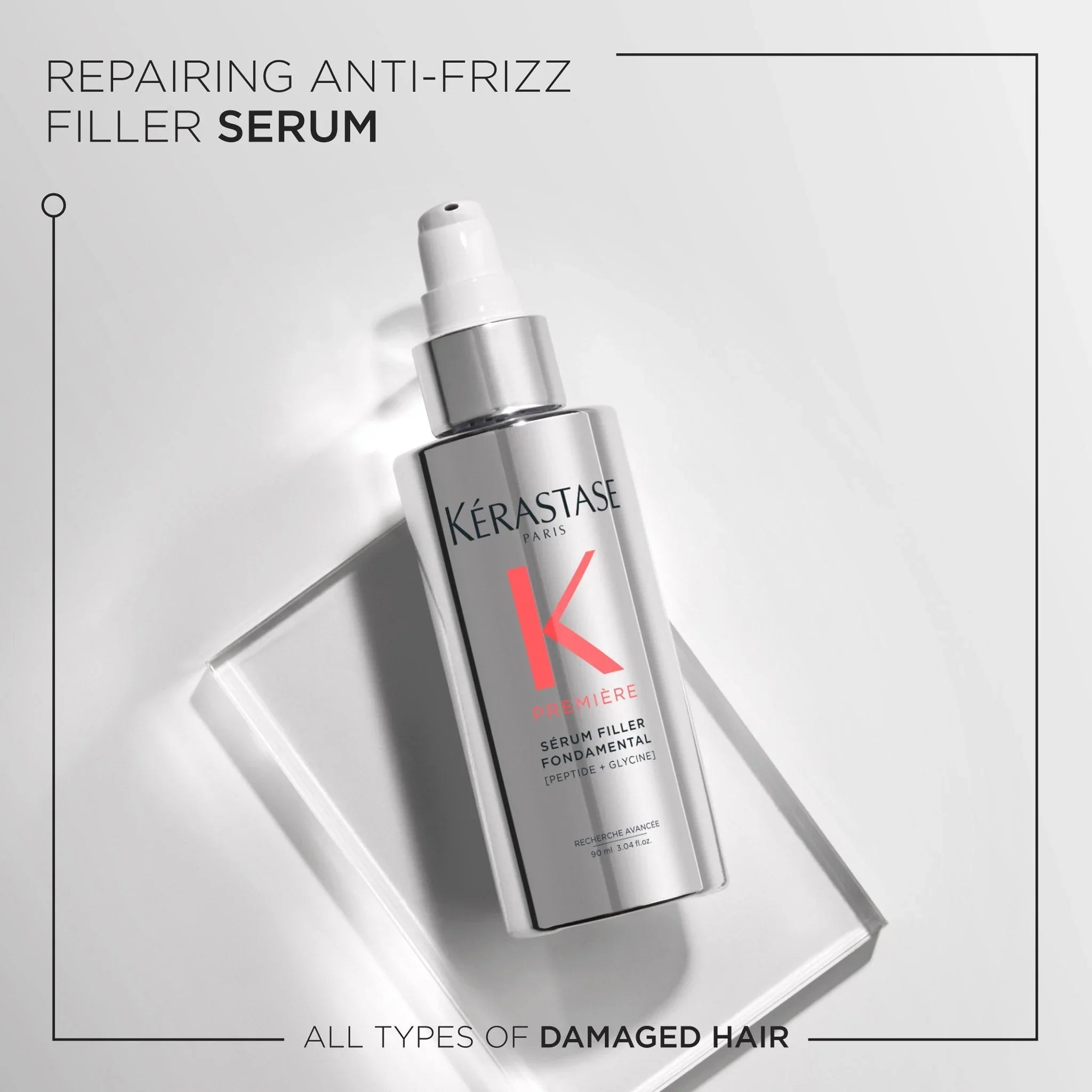Kérastase Premiere Serum Filler: Repairing Anti-Frizz Hair Serum 90ml for Damaged Hair