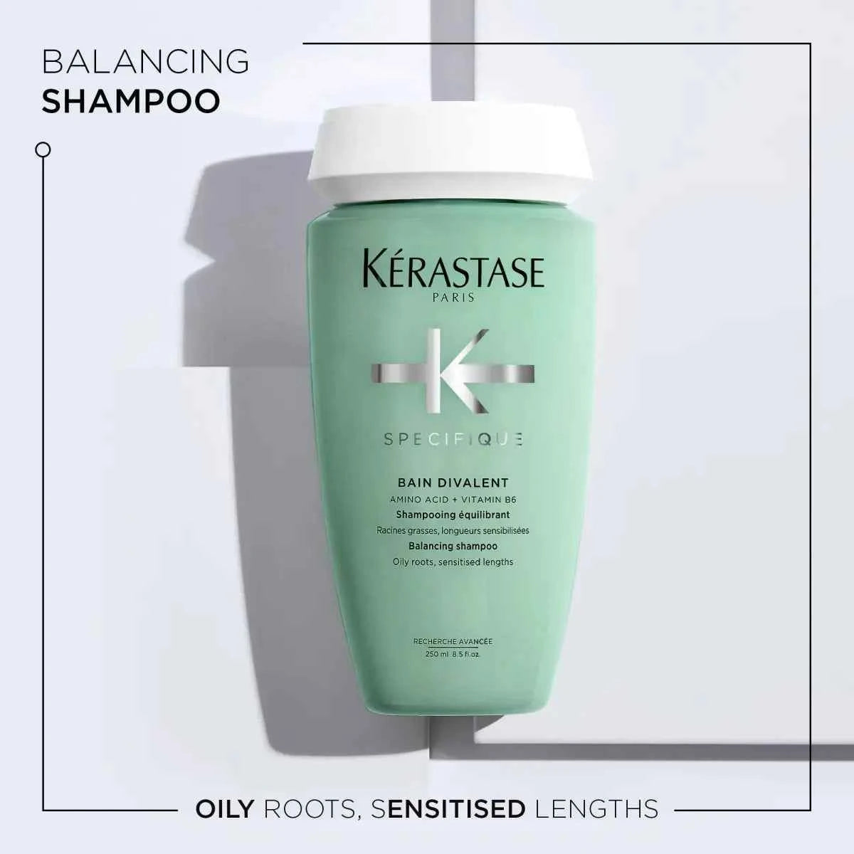 Kerastase Specifique Bain Divalent Balancing Shampoo - Oily Roots, Dry Ends - 250ml