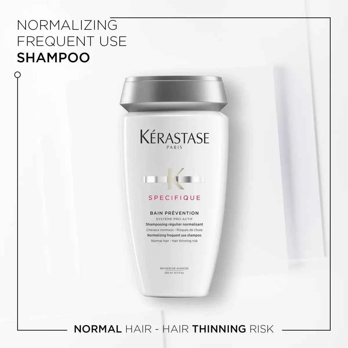 Kerastase Specifique Bain Prevention Shampoo: Normalizing Frequent Use Shampoo for Normal & Thinning Hair - Shop Now!
