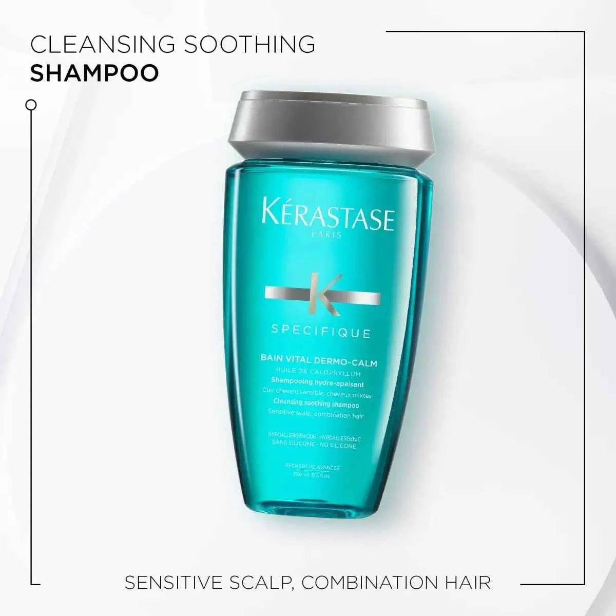 Kerastase Specifique Bain Vital Dermo-Calm Shampoo 250ml. Soothing sensitive scalp shampoo. Buy Kerastase Shampoo Now!
