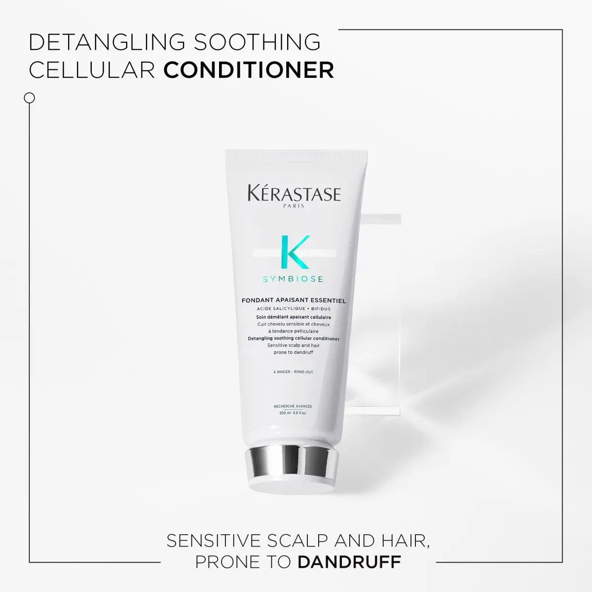 Kerastase Symbiose Conditioner for Sensitive Scalp & Dandruff. Detangling, Soothing Cellular Conditioner.