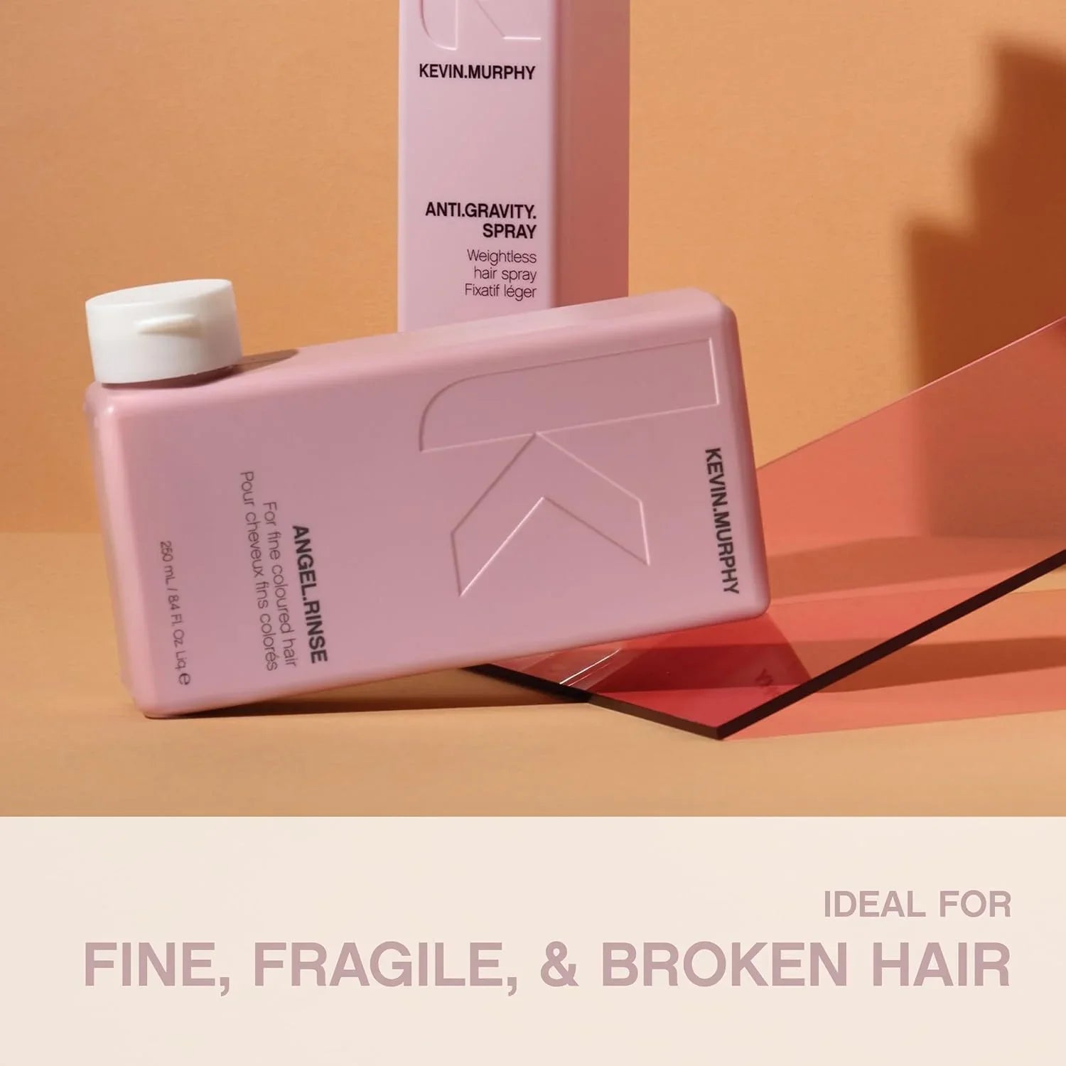 Kevin Murphy Angel.Rinse 250ml (Sulphate Free) conditioner for fine hair, providing nourishment and volume.
