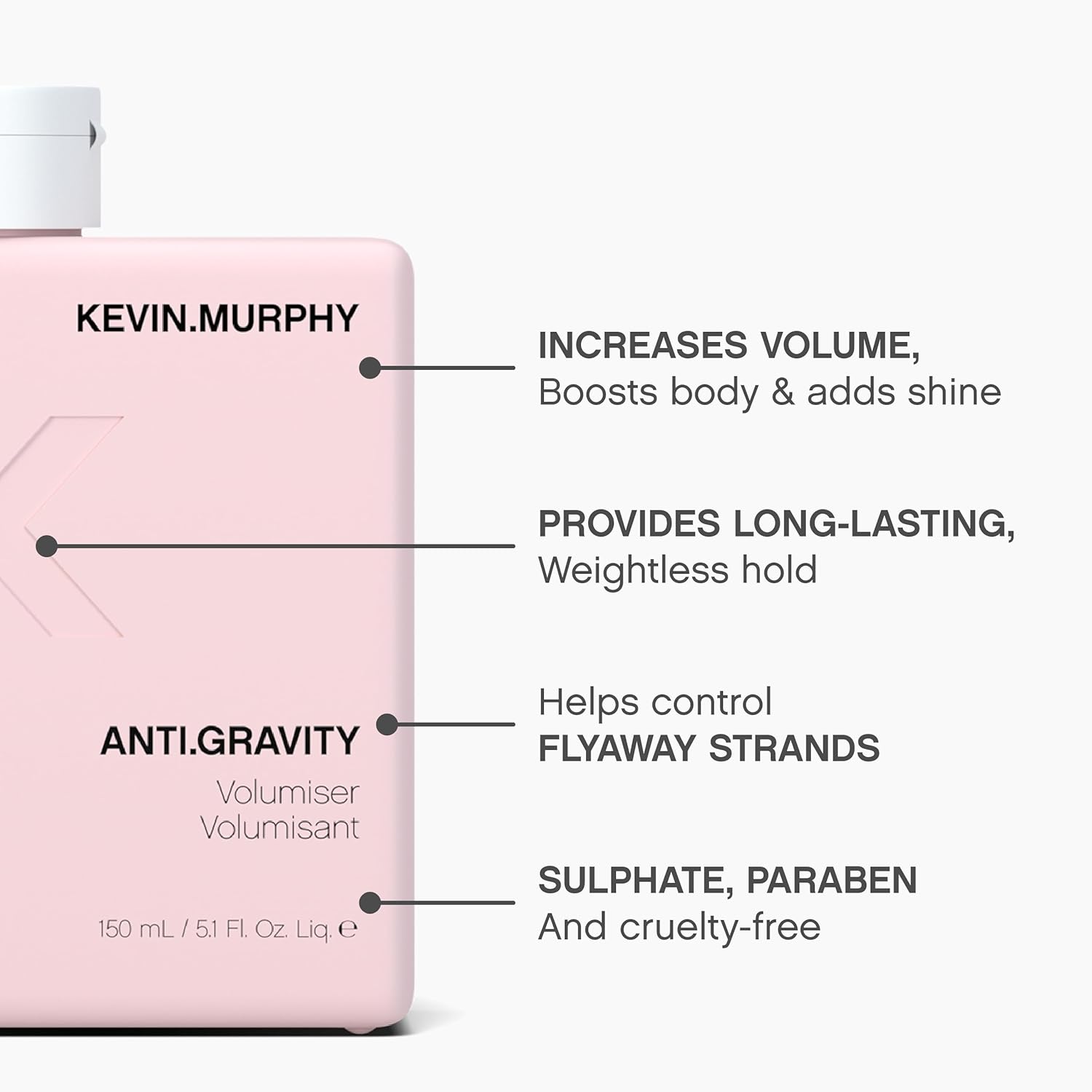Kevin Murphy Anti.Gravity Volumising Lotion - Increases Volume, Controls Flyaways, Sulphate & Paraben Free