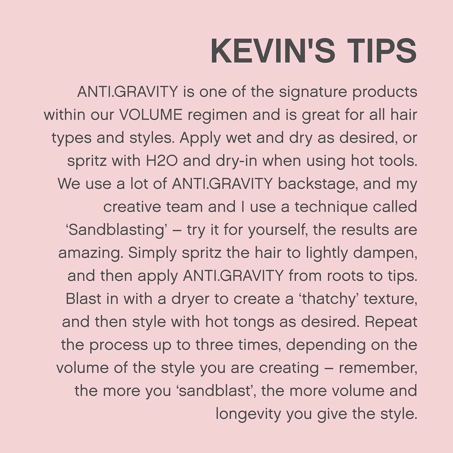 Kevin Murphy Anti.Gravity Styling Tips: Get Volume!