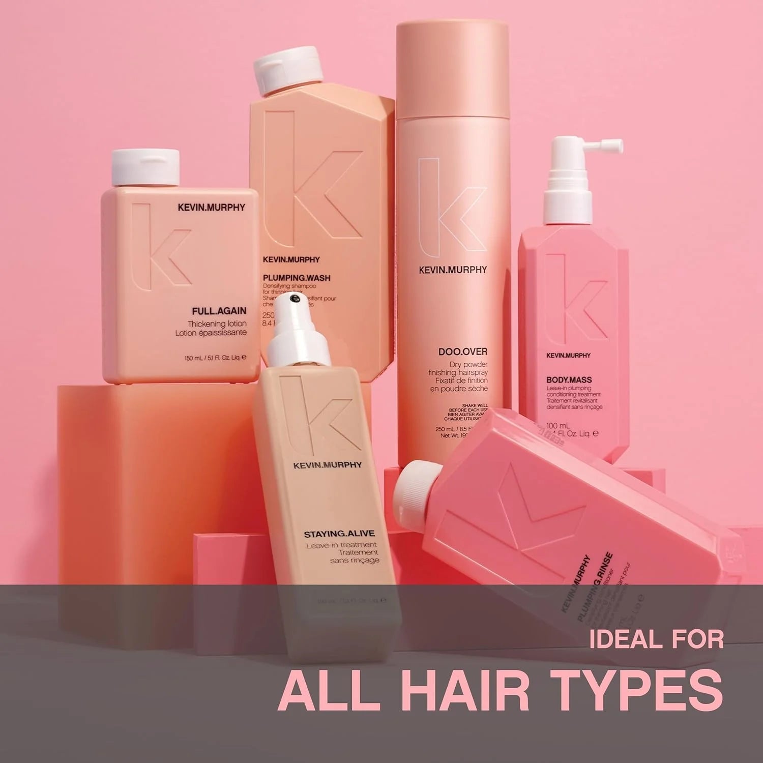 Kevin Murphy Doo.Over Dry Powder Styling Spray 250ml for Volume offers strong hold and versatility for all hair types.