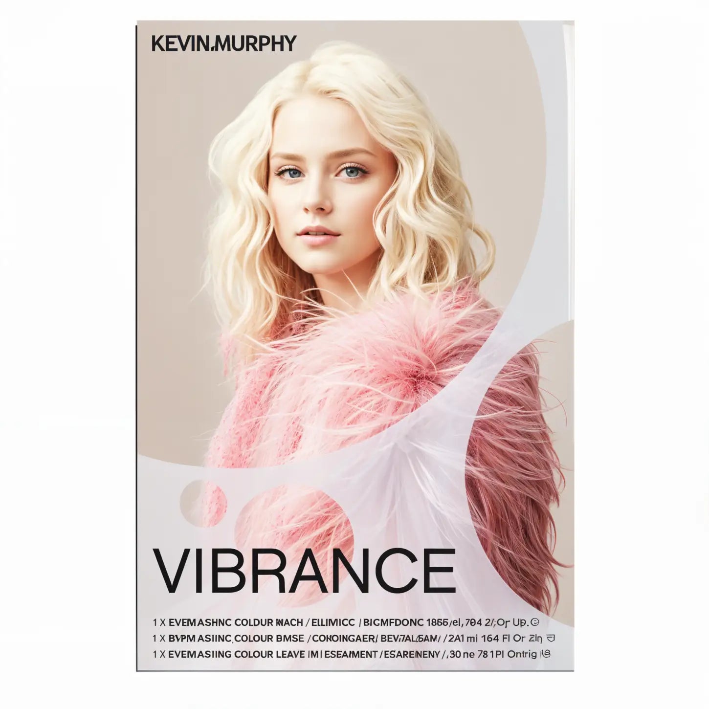 KEVIN.MURPHY EVERLASTING VIBRANCE Gift Box: Blonde hair care set for color protection and vibrancy. Model with blonde hair.