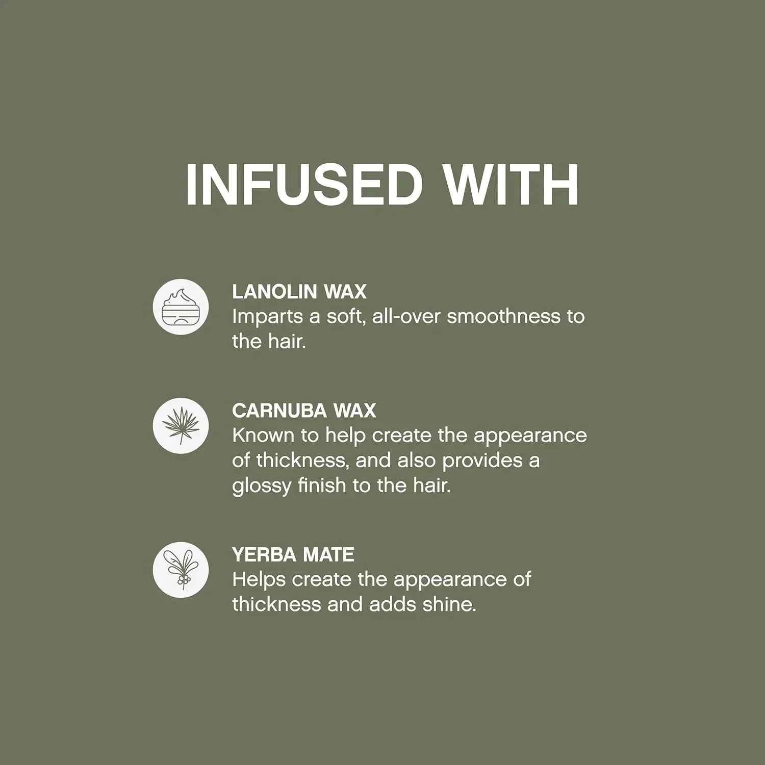 Kevin Murphy Free.Hold Paste: Hair product ingredients - lanolin, carnauba, yerba mate for smoothness, thickness & shine