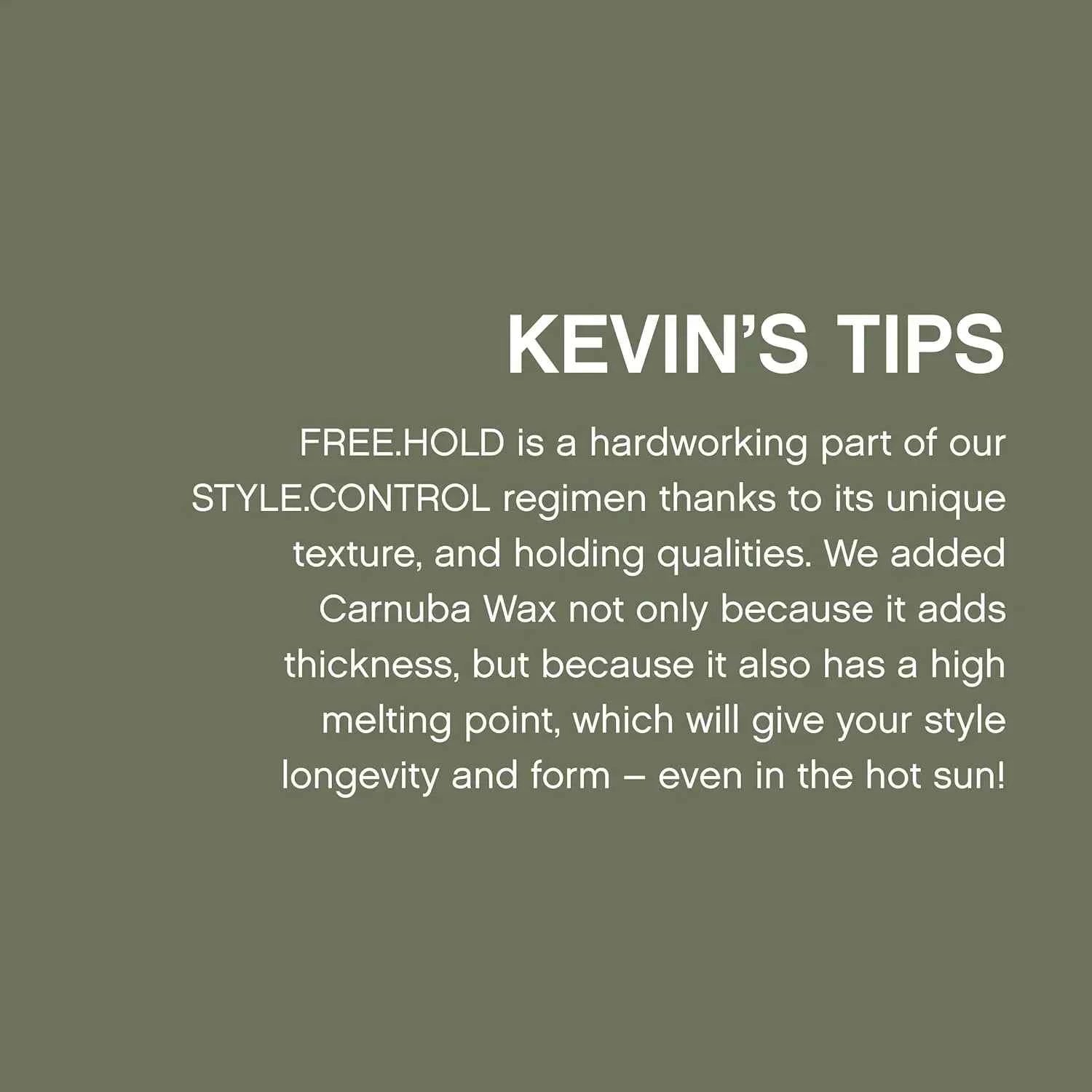 Kevin Murphy FREE.HOLD styling paste: Flexible hold & matte finish - Sulphate Free hair product