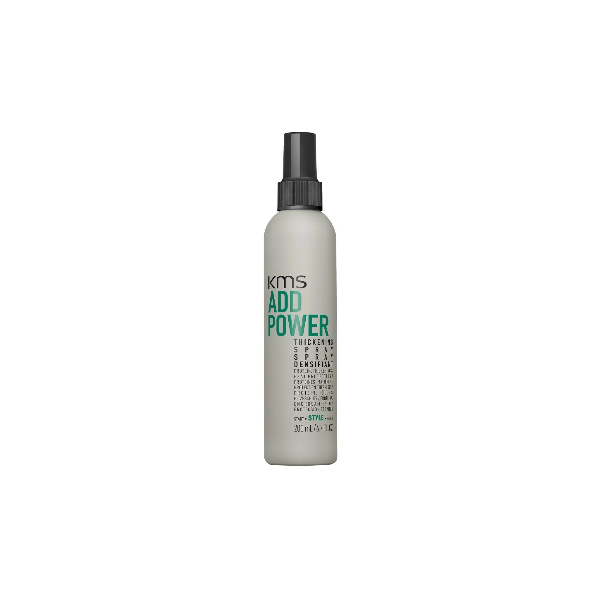 KMS Add Power Thickening Spray: Volumizing Hair Product for Fine Hair & Heat Protection