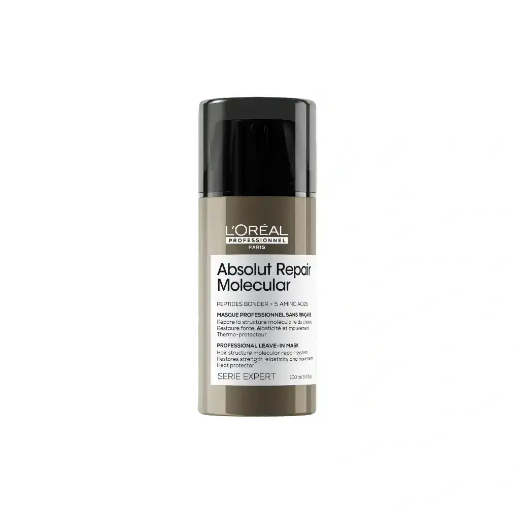 L'Oréal Absolut Repair Molecular Leave-In Hair Mask | Hair Repair & Heat Protection