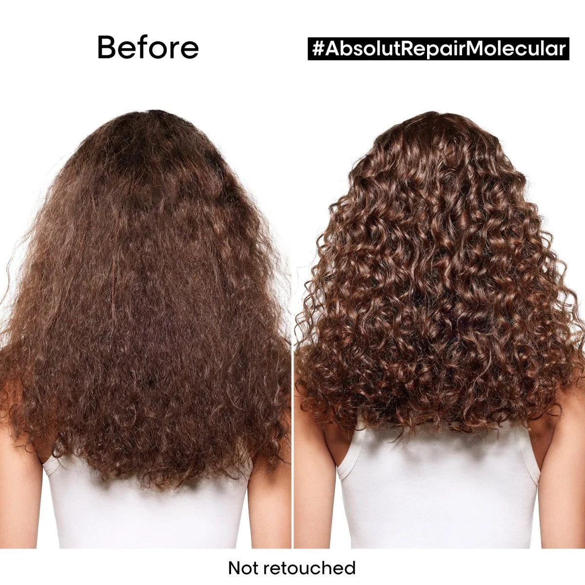 L'Oreal Absolut Repair Molecular: Before & After Hair Repair Results. Damaged vs Healthy Hair.