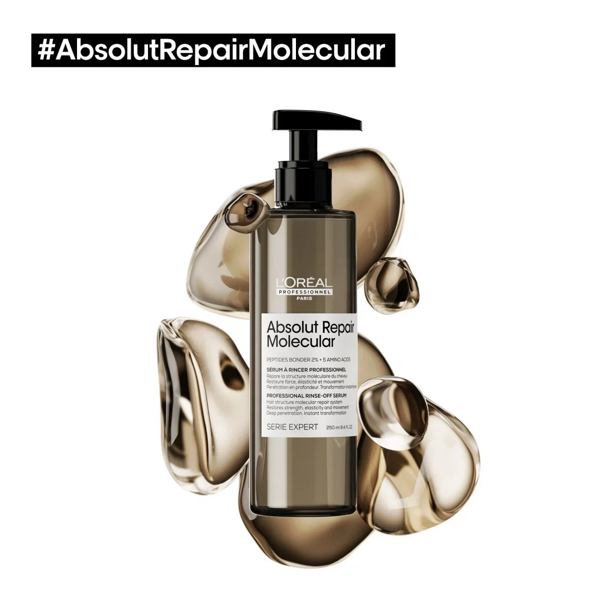 L'Oreal Absolut Repair Molecular Serum: Repair & Shine for Damaged Hair