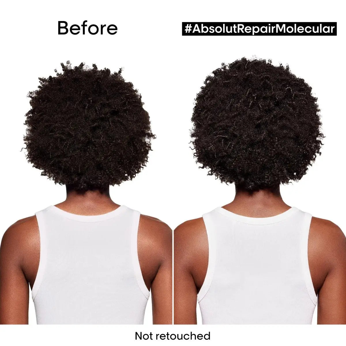 L'Oreal Absolut Repair Molecular Shampoo Before & After for Damaged Hair: See the Repair!