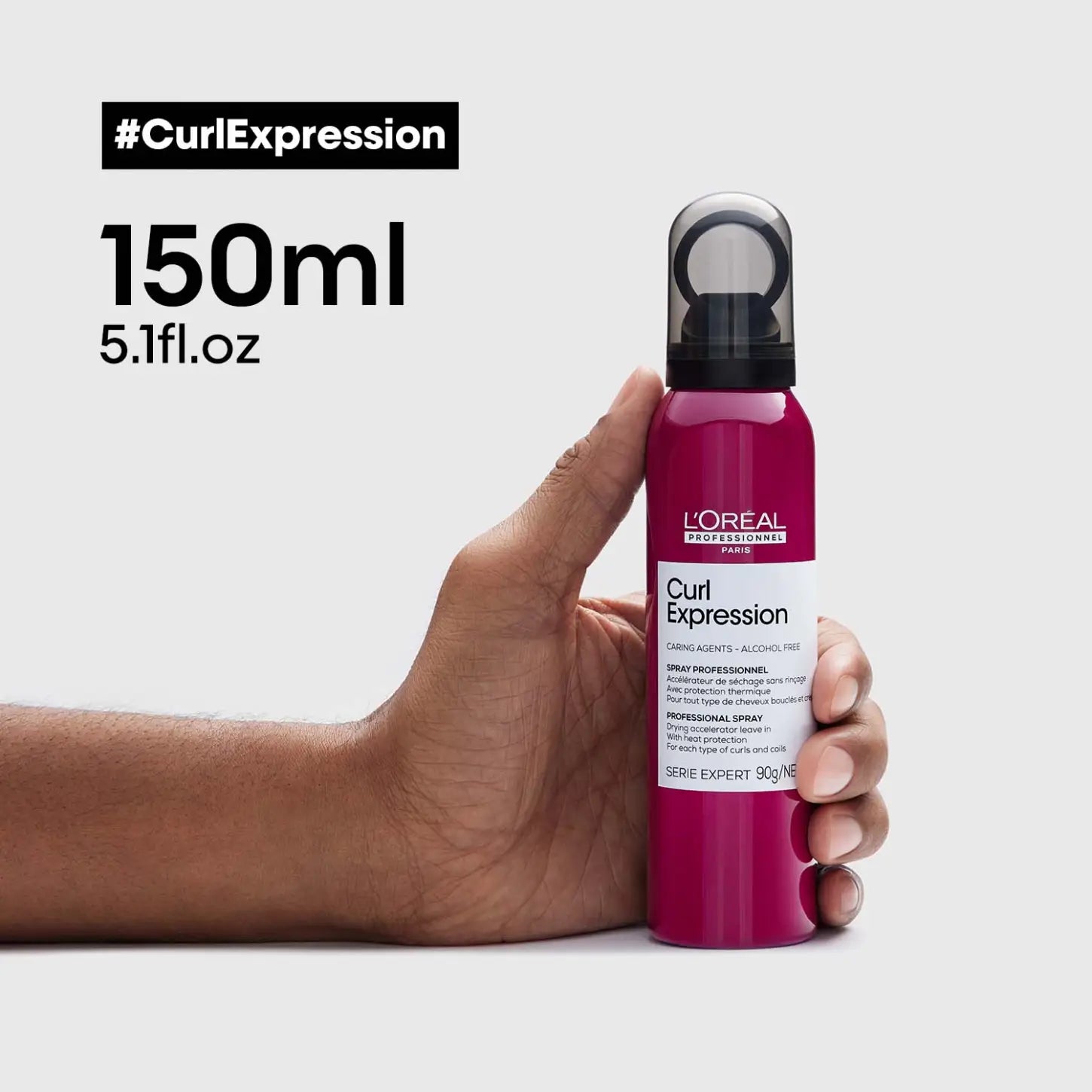 L'Oreal Curl Expression Drying Accelerator Spray: Fast Curl Drying & Heat Protection