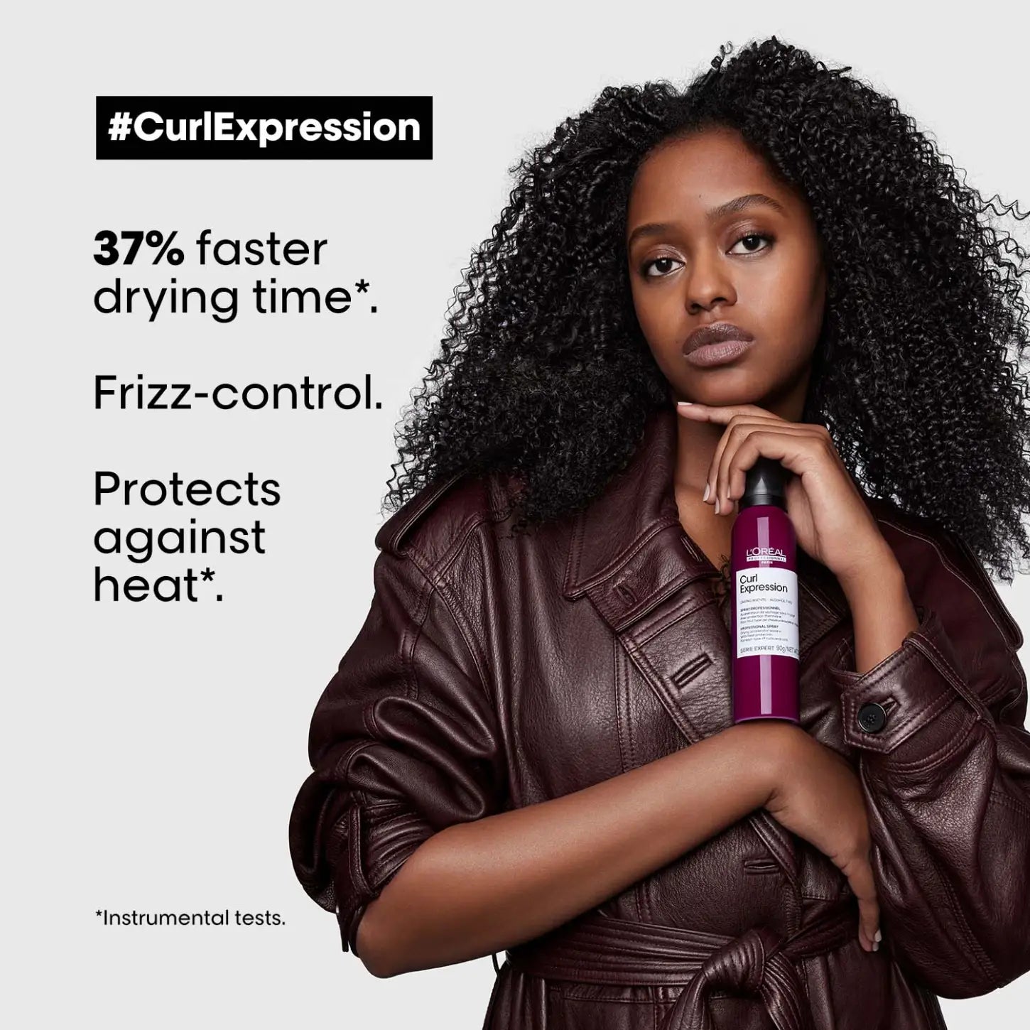 L'Oreal Curl Expression Drying Accelerator: Fast Drying & Frizz Control for Curly Hair. #CurlExpression
