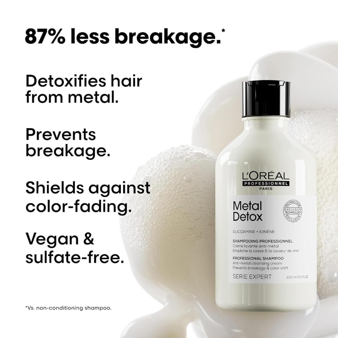 L'Oreal Metal Detox Shampoo 300ml - Color Protection Shampoo