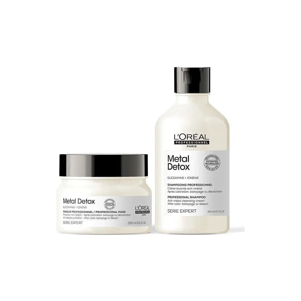 L'Oreal Metal Detox Shampoo & Mask Bundle: Color Safe Hair Care