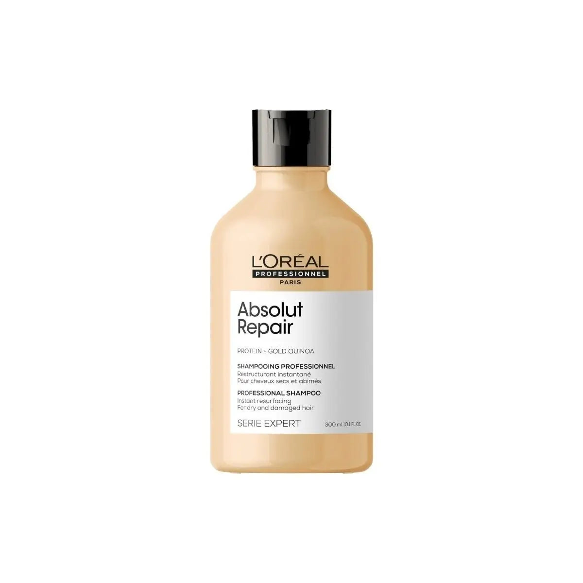 L'Oreal Absolut Repair Shampoo: Repair Damaged Hair with Protein & Gold Quinoa - 300ml