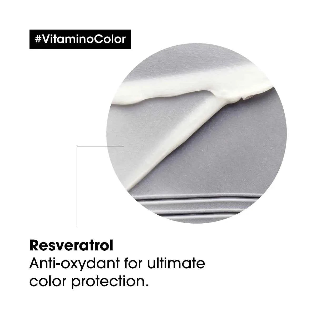 L'Oréal Vitamino Color Conditioner: Resveratrol for Color-Treated Hair | Anti-oxidant Protection for Vibrant Color & Hair Care