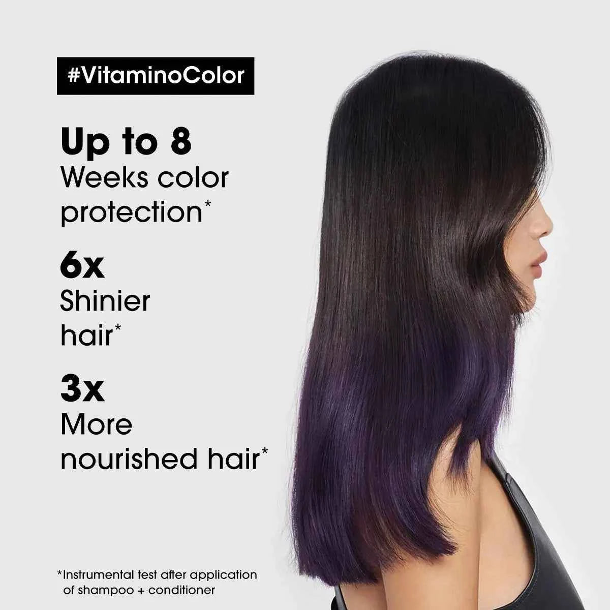 L'Oreal Vitamino Color Shampoo: Up to 8 Weeks Color Protection for Color-Treated Hair
