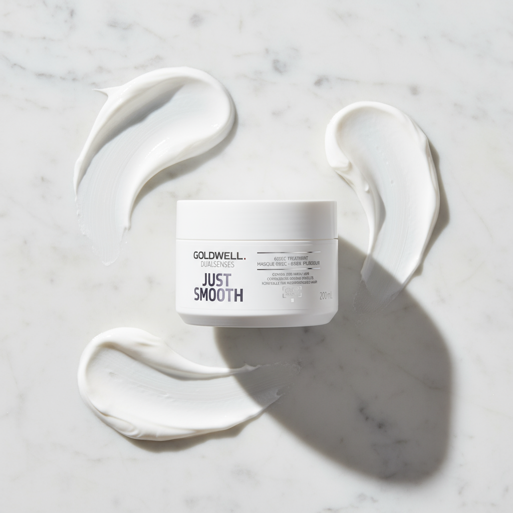 Marble flat lay with dollops