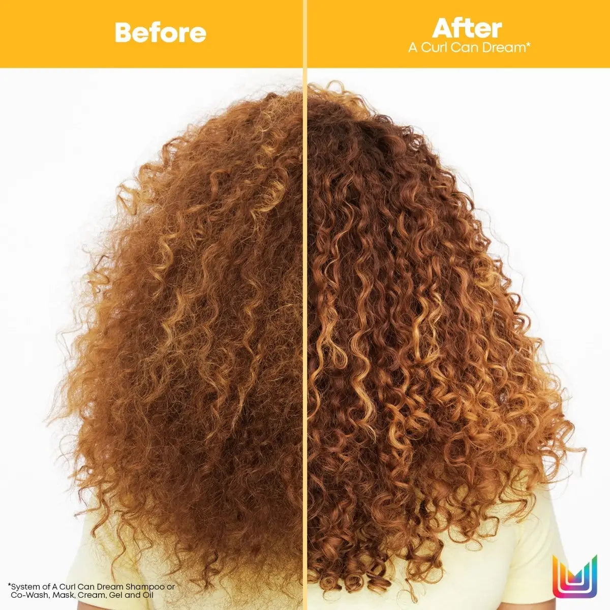 A Curl Can Dream Before & After: Get Defined, Frizz-Free Curls! See the transformation.