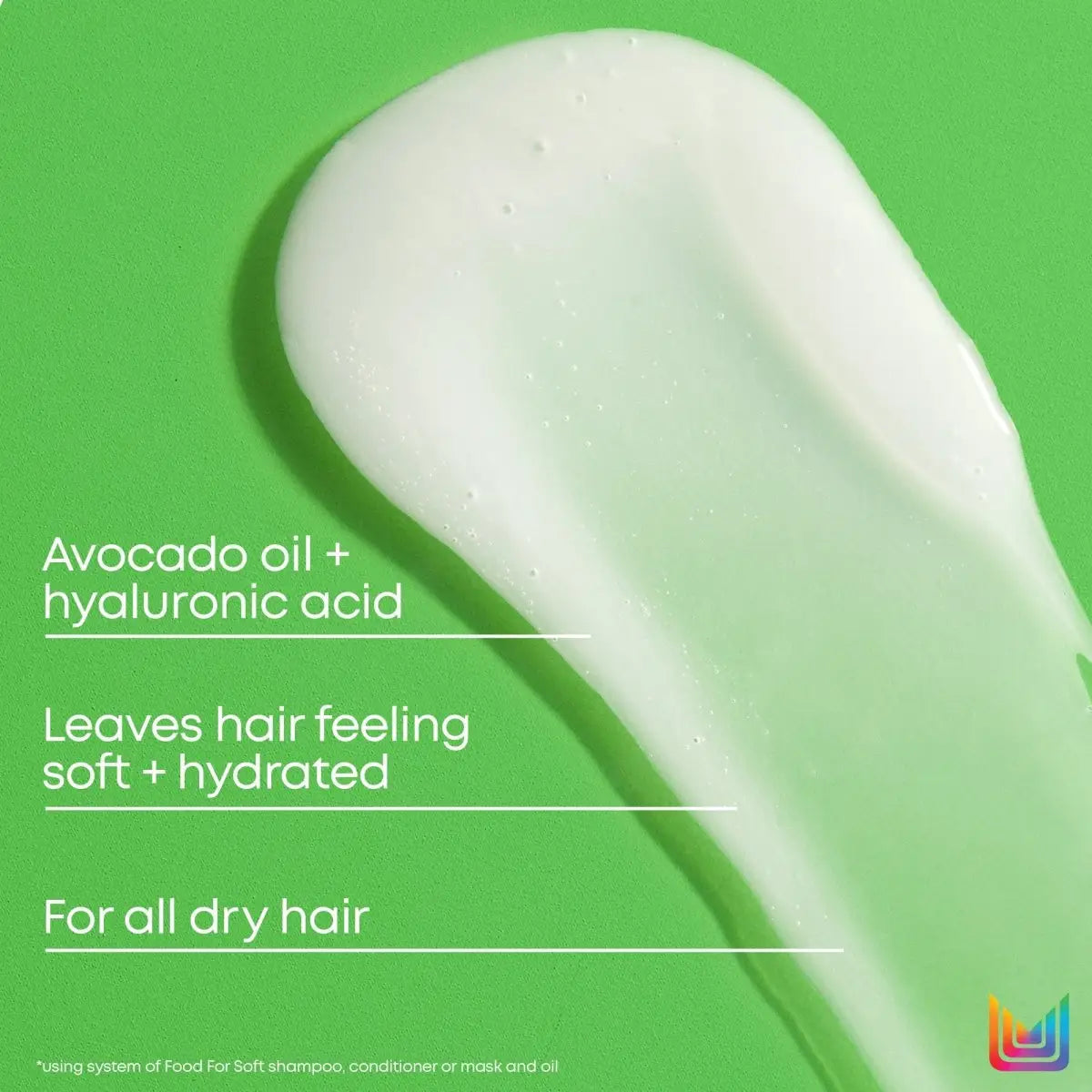 Matrix Food For Soft: Hydrating Shampoo Texture with Avocado Oil & Hyaluronic Acid for Dry Hair. Deep Moisture!