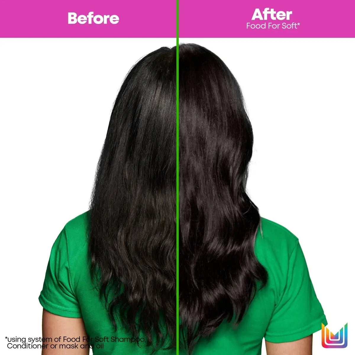 Matrix Food For Soft: Hair Transformation Before & After. See Soft Hair Results!