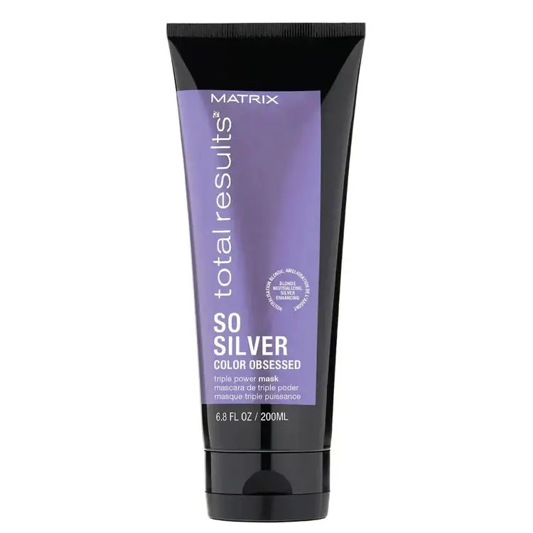 Matrix So Silver Purple Hair Mask: Tone Blonde & Silver Hair | Color Treatment