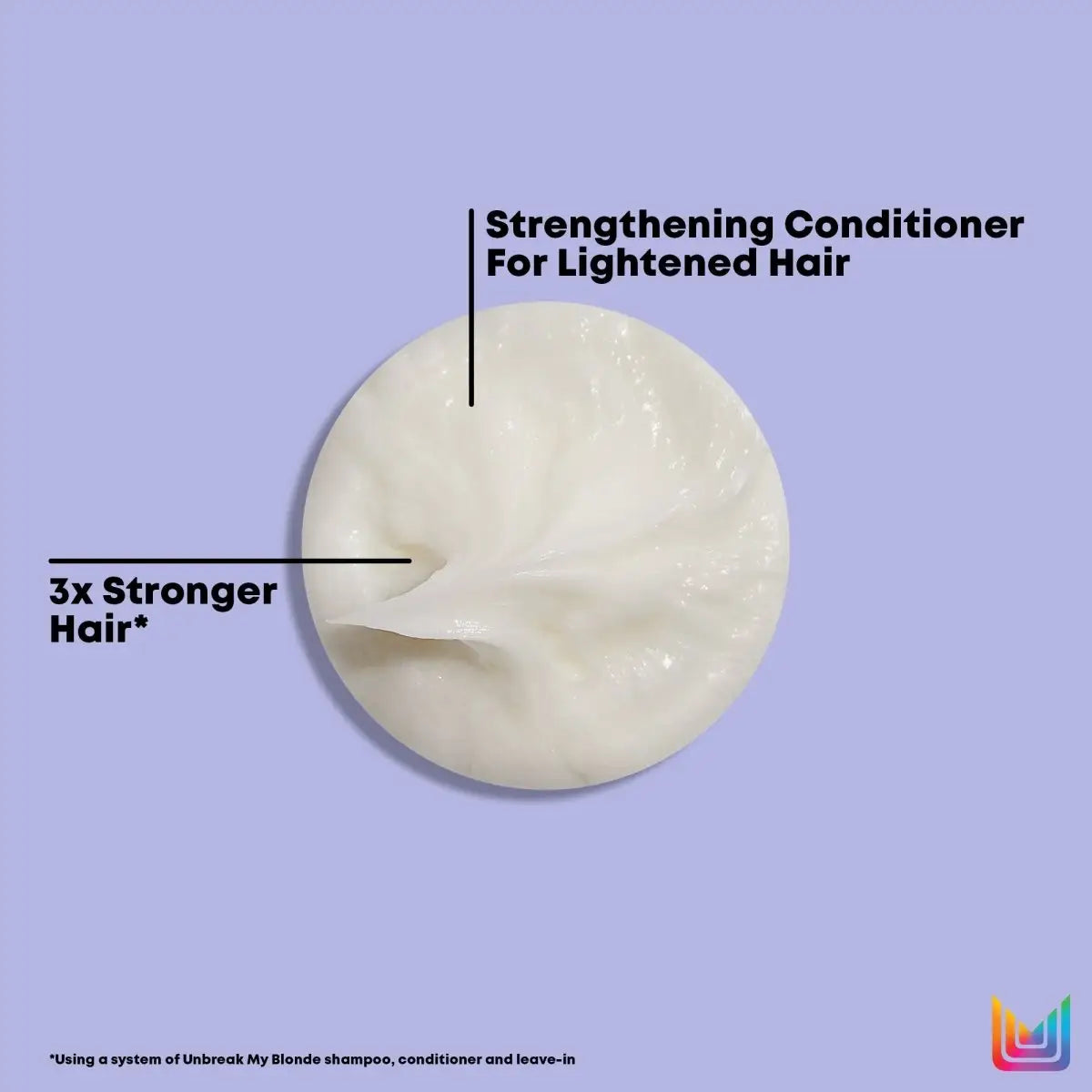 Matrix Unbreak My Blonde Strengthening Conditioner for Lightened Hair. 3x Stronger Hair*