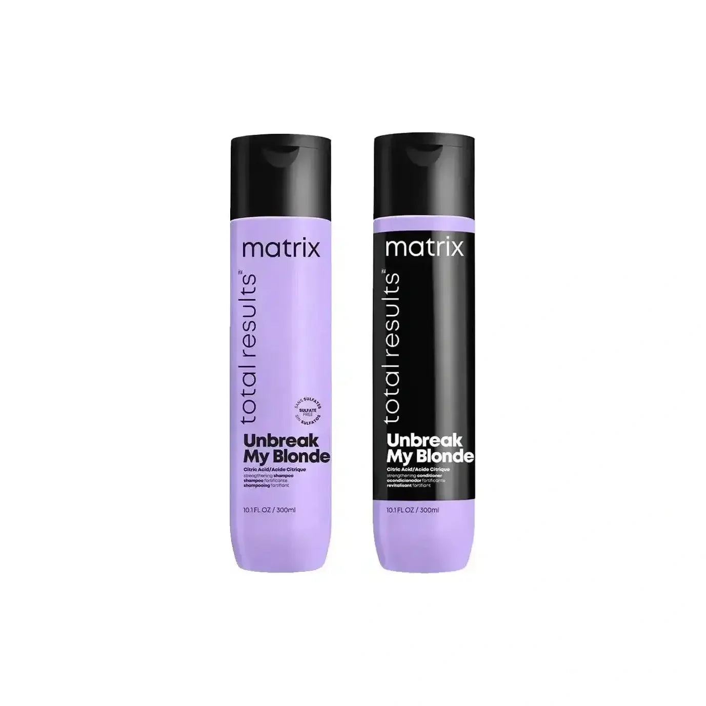 Matrix Unbreak My Blonde Shampoo & Conditioner Set | Blonde Hair Care | Strengthen & Revitalize Damaged Hair