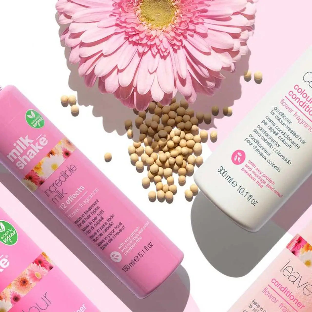 Milkshake Colour Maintainer Conditioner Flower Fragrance 300ml with floral accents