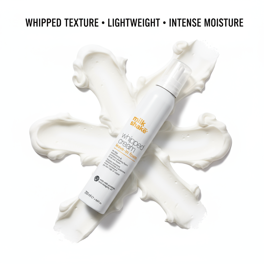 Milkshake Conditioning Whipped Cream leave-in foam conditioner with whipped texture and intense moisture