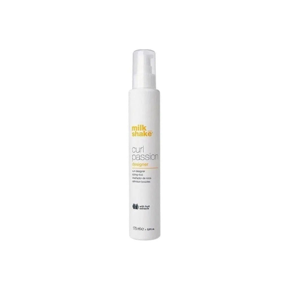 Milkshake curl passion curl styling aid for frizz control in a white spray bottle 175 ml