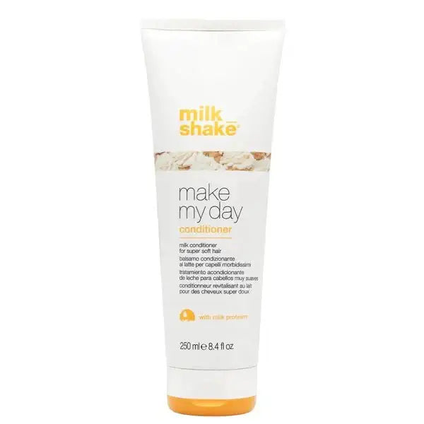 Milkshake Make My Day Conditioner 250ml white tube with orange cap for soft hair