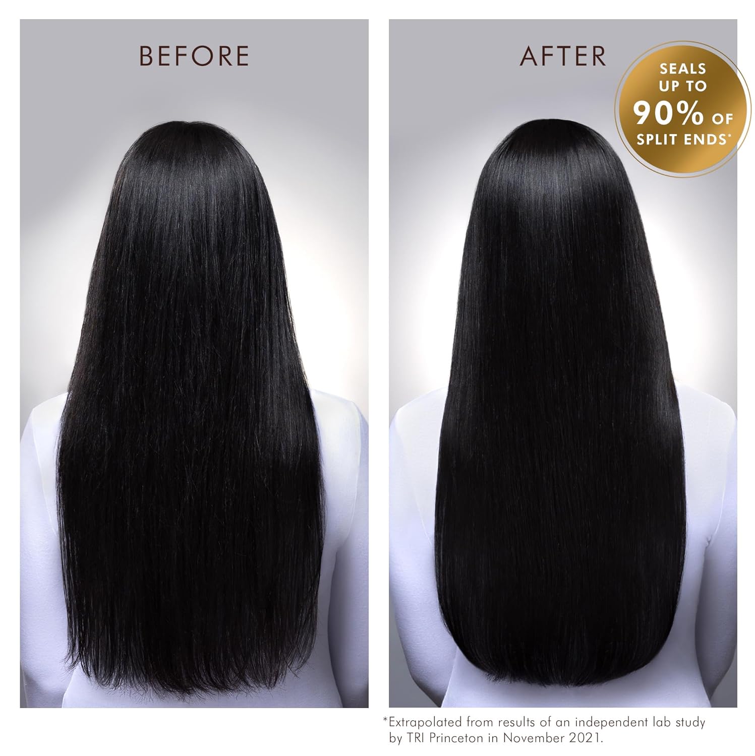 Transform your hair with Moroccanoil Mending Infusion Styling Hair Serum, sealing up to 90% of split ends.