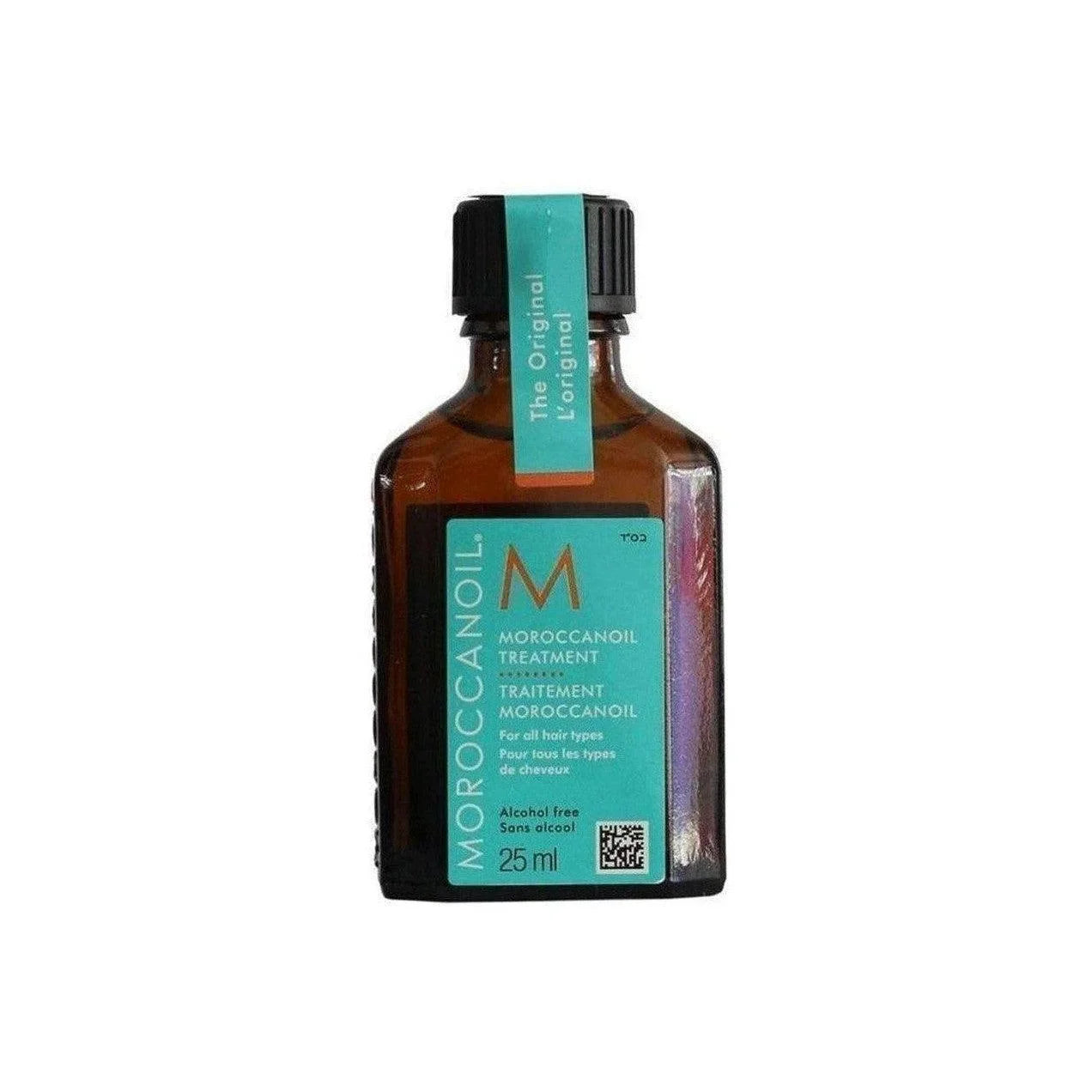 Moroccanoil Oil Treatment for All Hair Types 25ml: Revive lifeless hair with brilliant shine